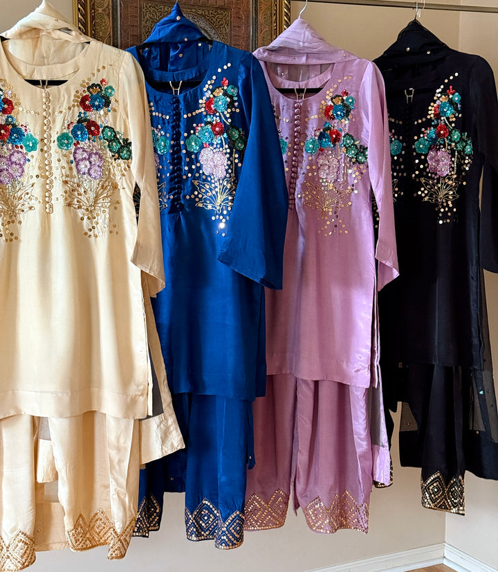 MUSE INSPIRED SILK FARSHI SHALWAR FRSH12