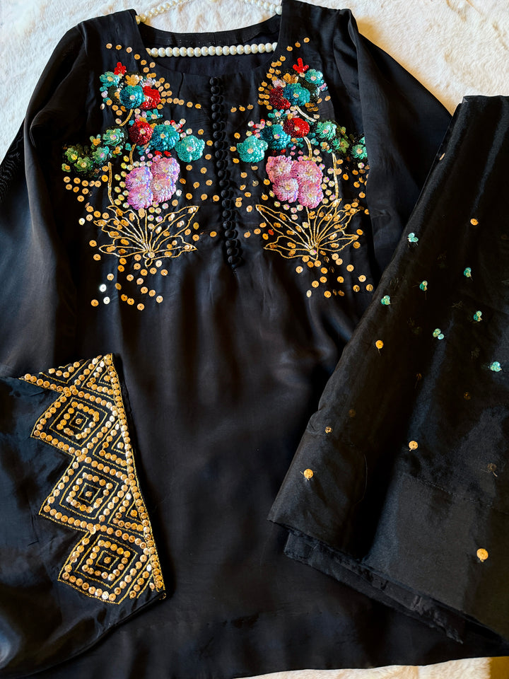 MUSE INSPIRED SILK FARSHI SHALWAR FRSH13