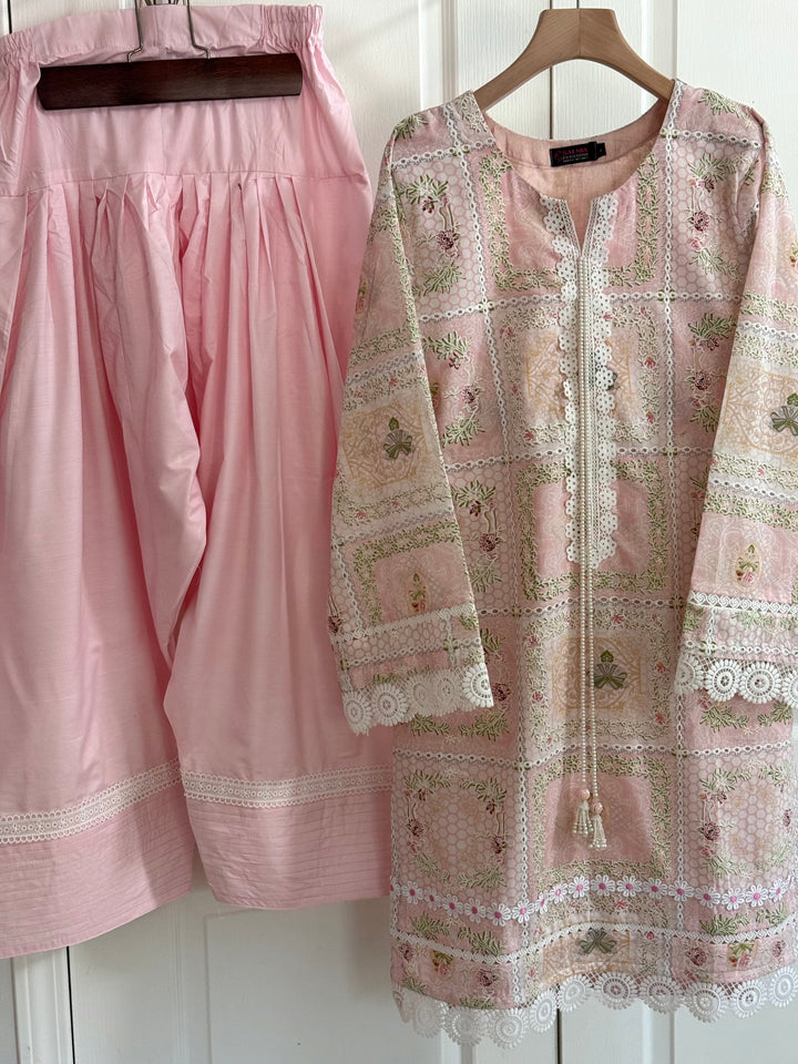 SCHIFFLI EMBROIDERED FARSHI SHALWAR SCFR02