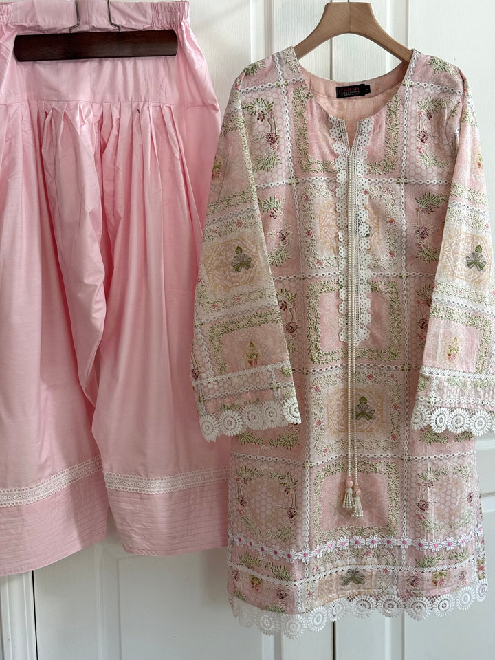 SCHIFFLI EMBROIDERED FARSHI SHALWAR SCFR02