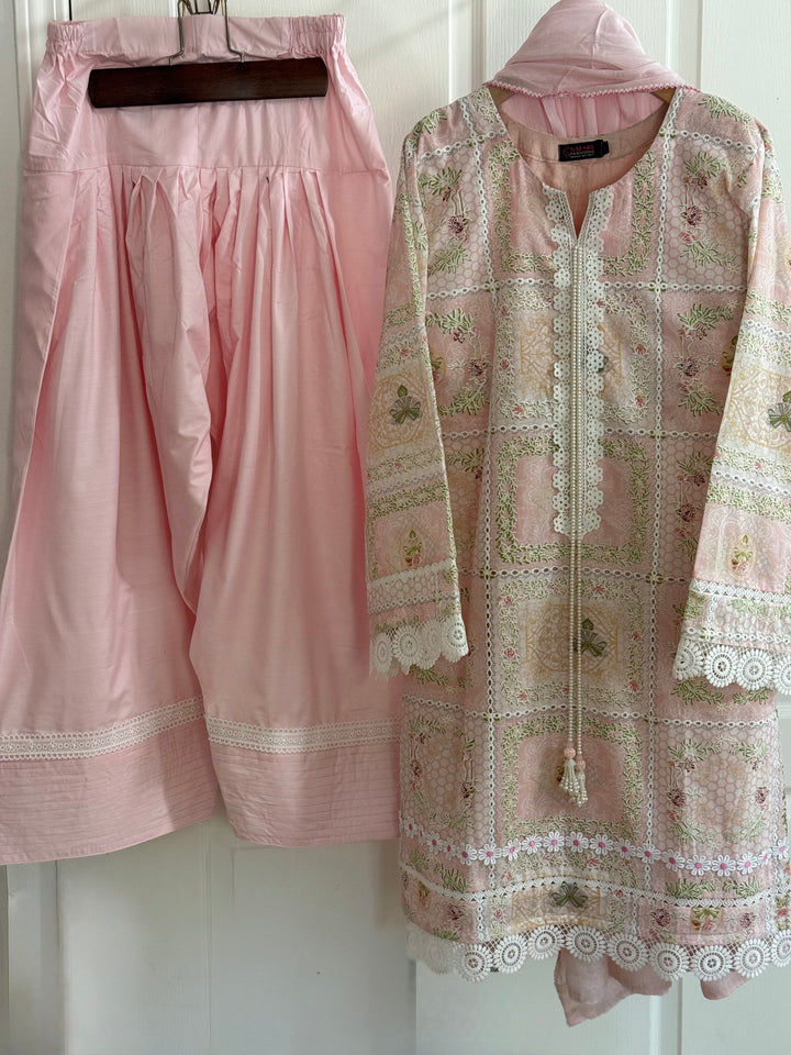 SCHIFFLI EMBROIDERED FARSHI SHALWAR SCFR02