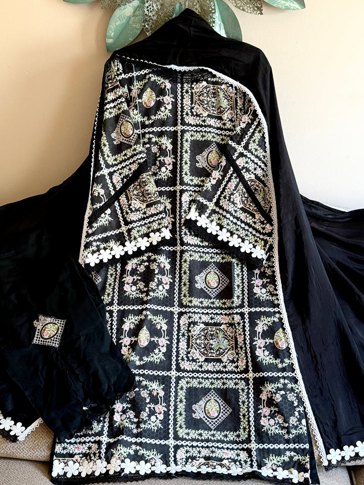 SCHIFFLI EMBROIDERED FARSHI SHALWAR SCFR03