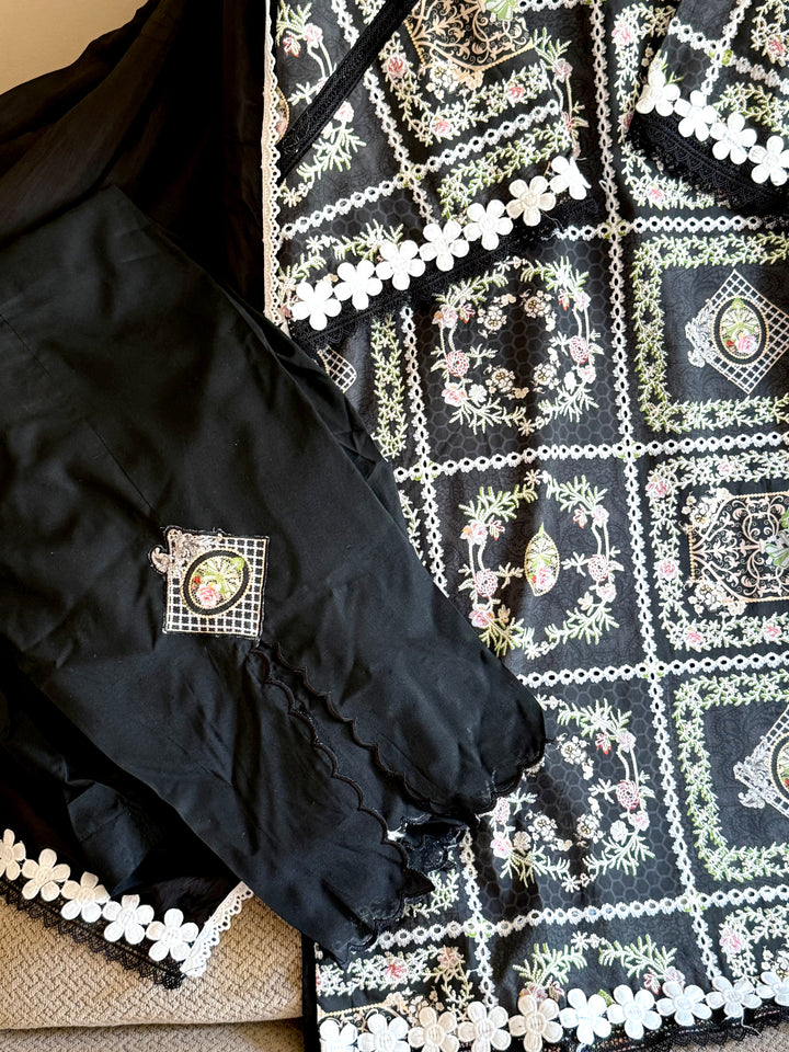 SCHIFFLI EMBROIDERED FARSHI SHALWAR SCFR03