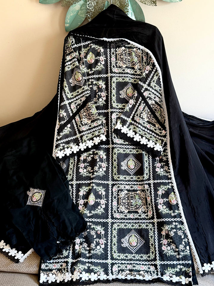 SCHIFFLI EMBROIDERED FARSHI SHALWAR SCFR03