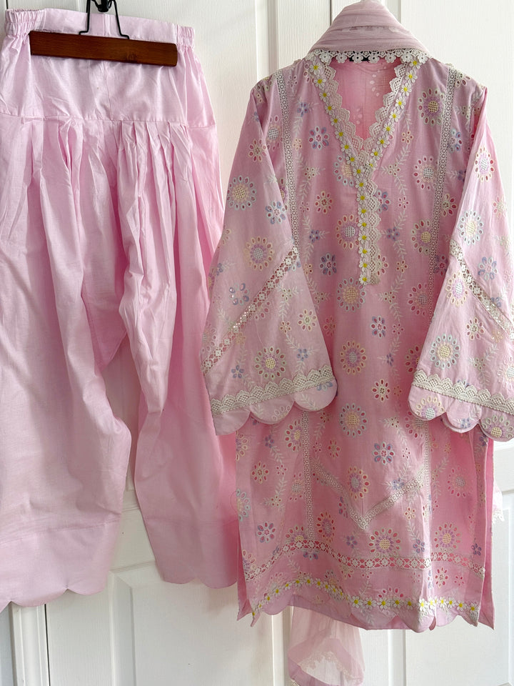 SCHIFFLI EMBROIDERED FARSHI SHALWAR SCFR04