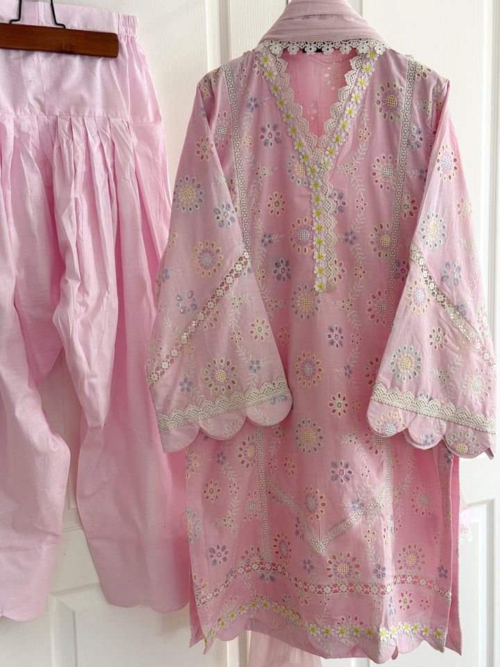 SCHIFFLI EMBROIDERED FARSHI SHALWAR SCFR04