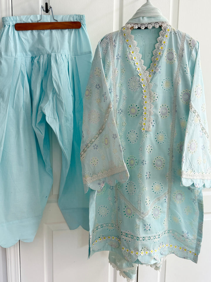 SCHIFFLI EMBROIDERED FARSHI SHALWAR SCFR05