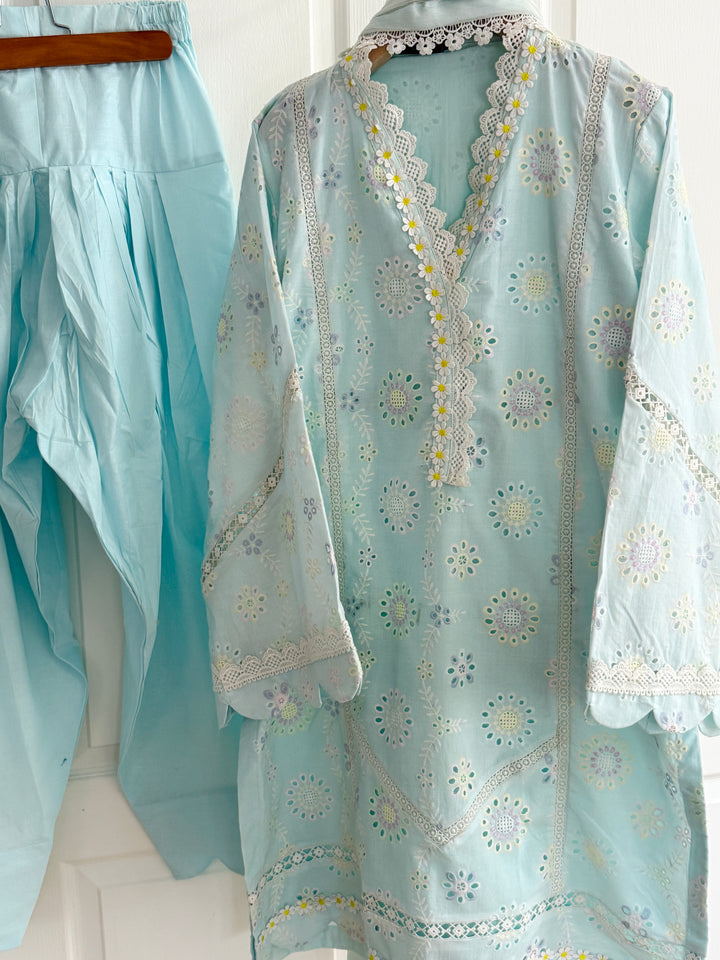 SCHIFFLI EMBROIDERED FARSHI SHALWAR SCFR05