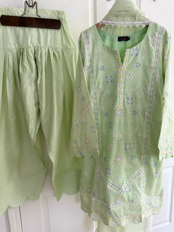 SCHIFFLI EMBROIDERED FARSHI SHALWAR SCFR06