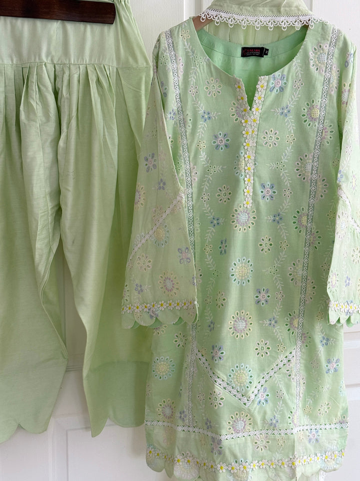 SCHIFFLI EMBROIDERED FARSHI SHALWAR SCFR06