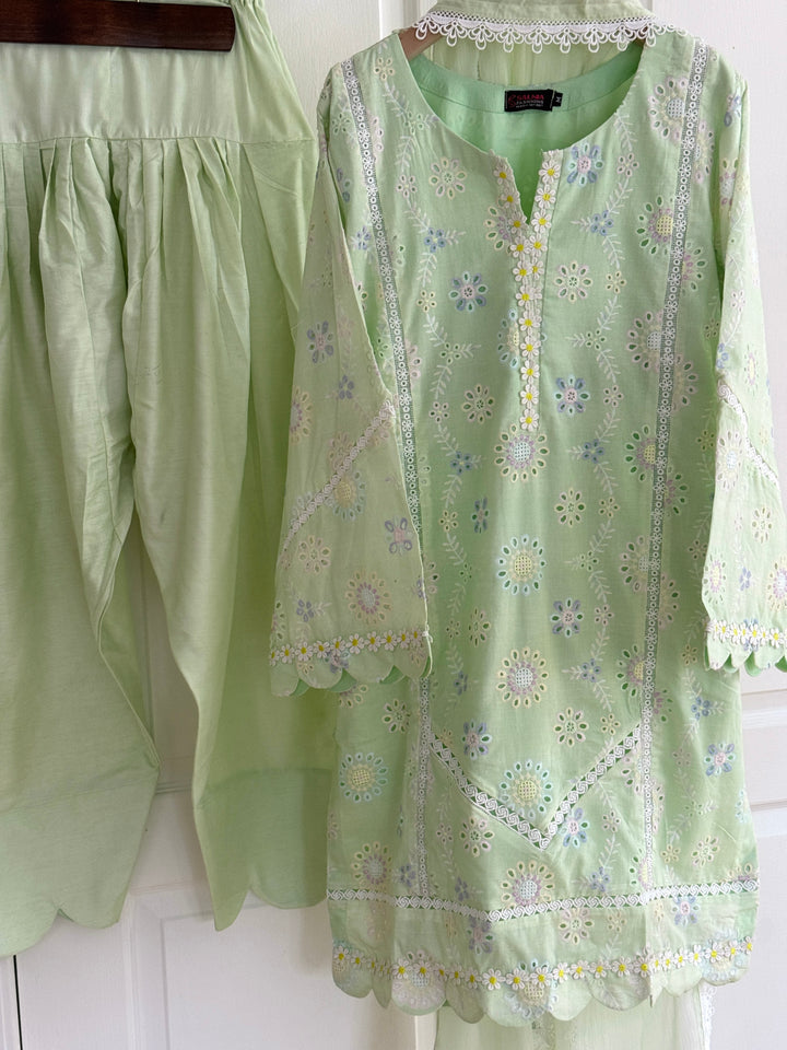 SCHIFFLI EMBROIDERED FARSHI SHALWAR SCFR06