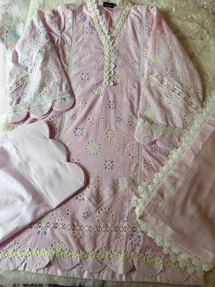 SCHIFFLI EMBROIDERED FARSHI SHALWAR SCFR04