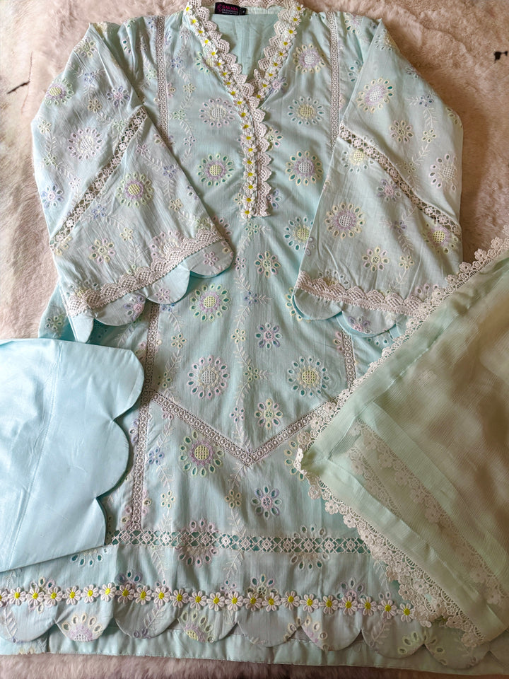 SCHIFFLI EMBROIDERED FARSHI SHALWAR SCFR05