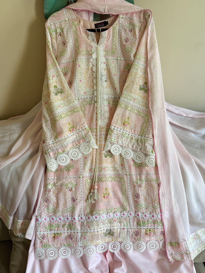 SCHIFFLI EMBROIDERED FARSHI SHALWAR SCFR02