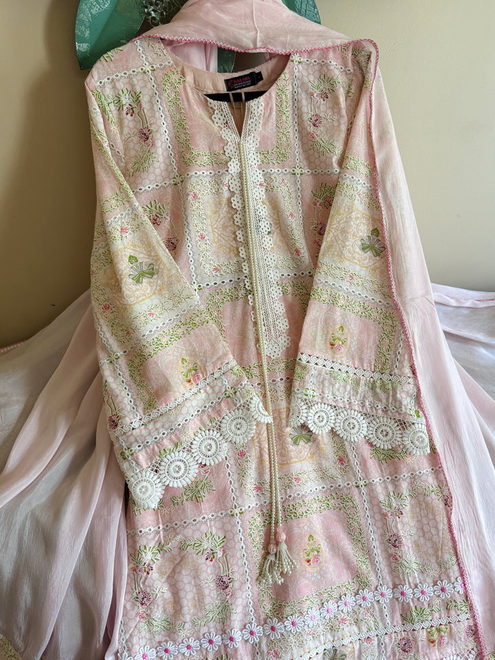 SCHIFFLI EMBROIDERED FARSHI SHALWAR SCFR02