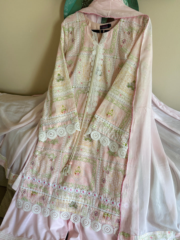 SCHIFFLI EMBROIDERED FARSHI SHALWAR SCFR02