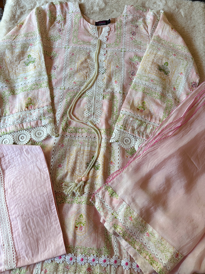 SCHIFFLI EMBROIDERED FARSHI SHALWAR SCFR02