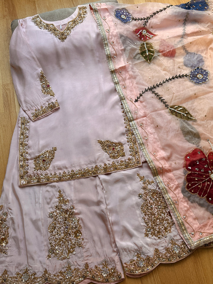 HEAVY PARTYWEAR SHARARA SET SFNQ05