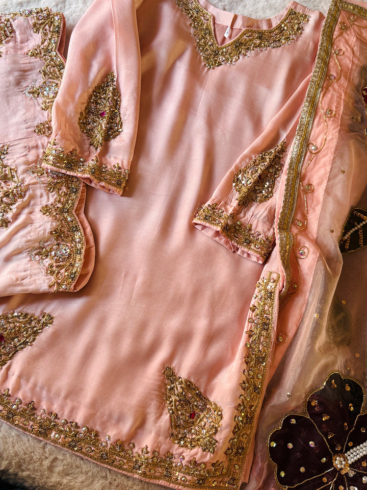 HEAVY PARTYWEAR SHARARA SET SFNQ05