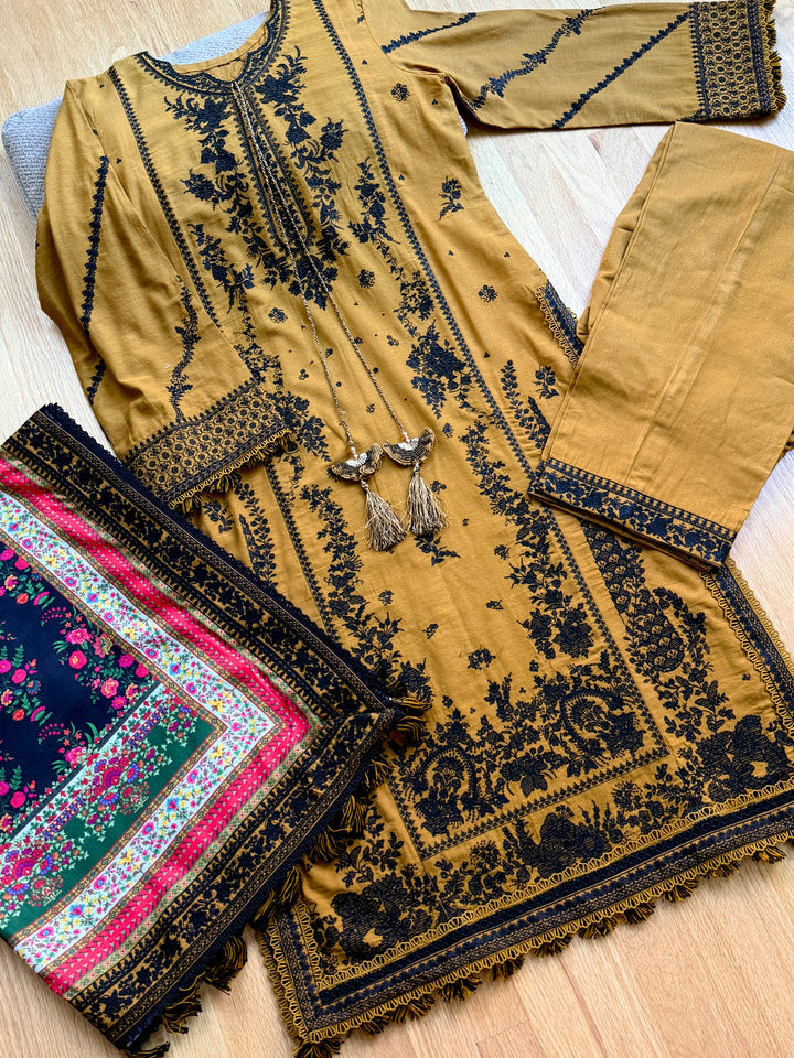 HUSSAIN REHAR WINTER COLLECTION SAAGE HRSF08