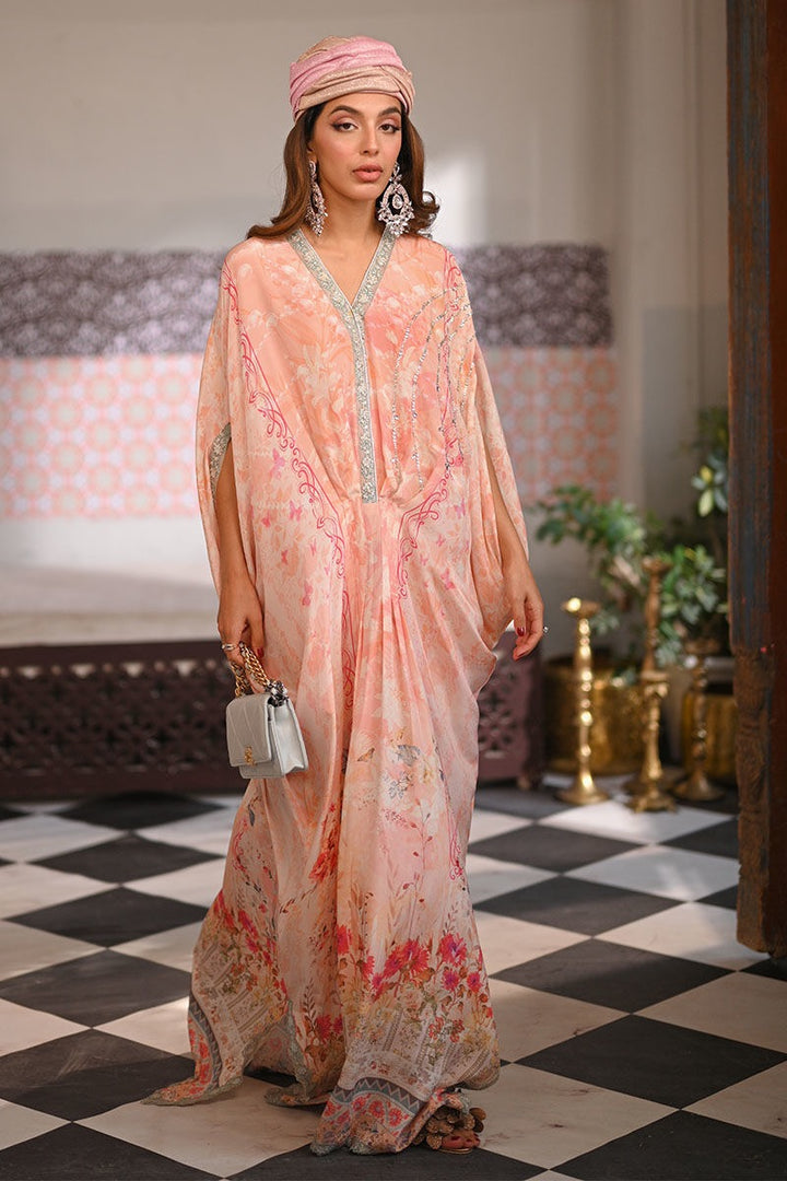 ANSAB JAHANGIR DIGITAL SILK KAFTAN ELLANA