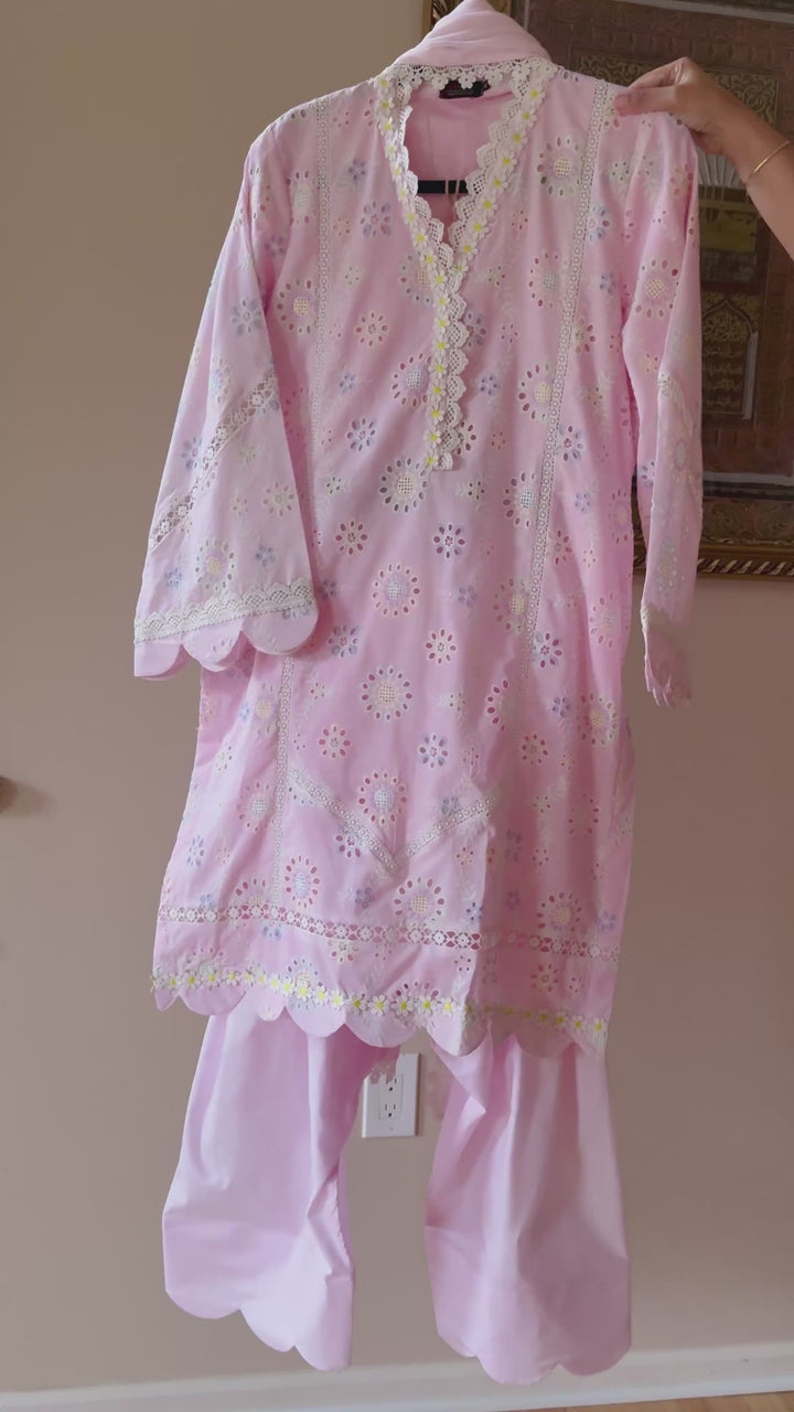 SCHIFFLI EMBROIDERED FARSHI SHALWAR SCFR04