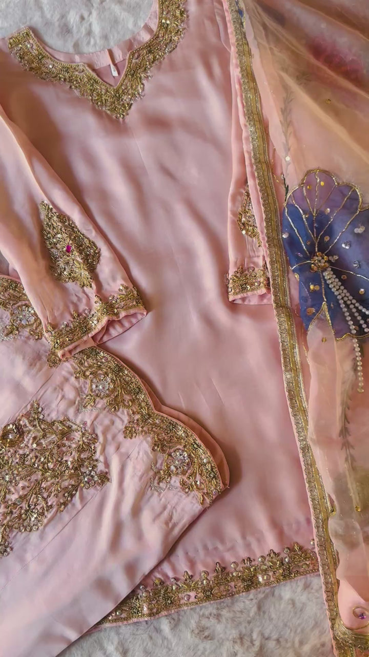 HEAVY PARTYWEAR SHARARA SET SFNQ05