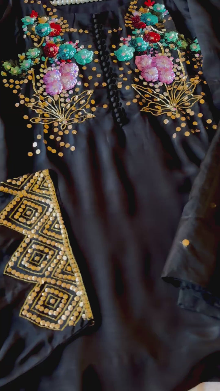 MUSE INSPIRED SILK FARSHI SHALWAR FRSH13