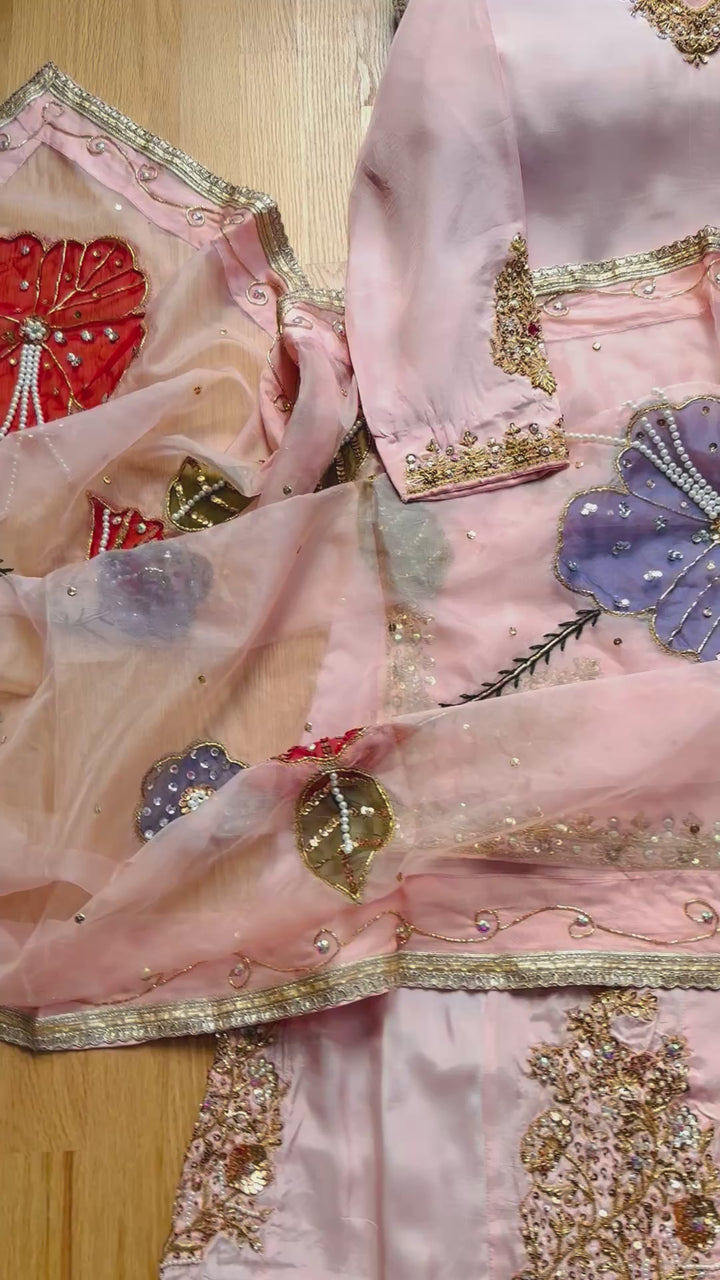 HEAVY PARTYWEAR SHARARA SET SFNQ05