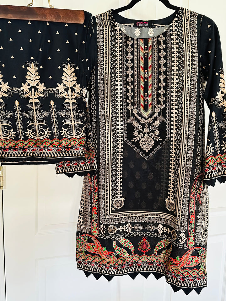 EMBROIDERED CO-ORD SHIRT/PANT MQ22