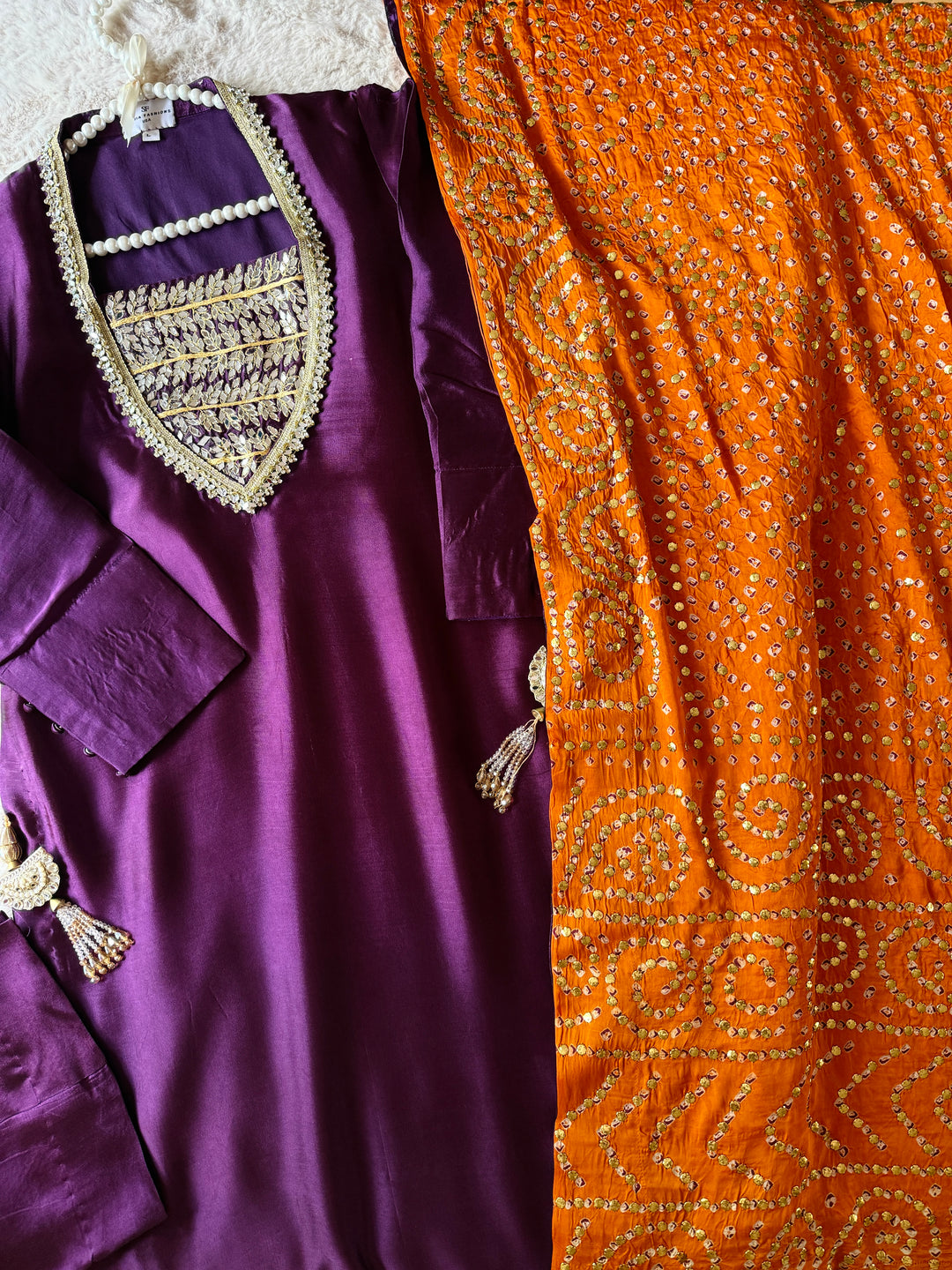 CUSTOM SERIES PURE SILK CHUNRI SUITS CHSF12