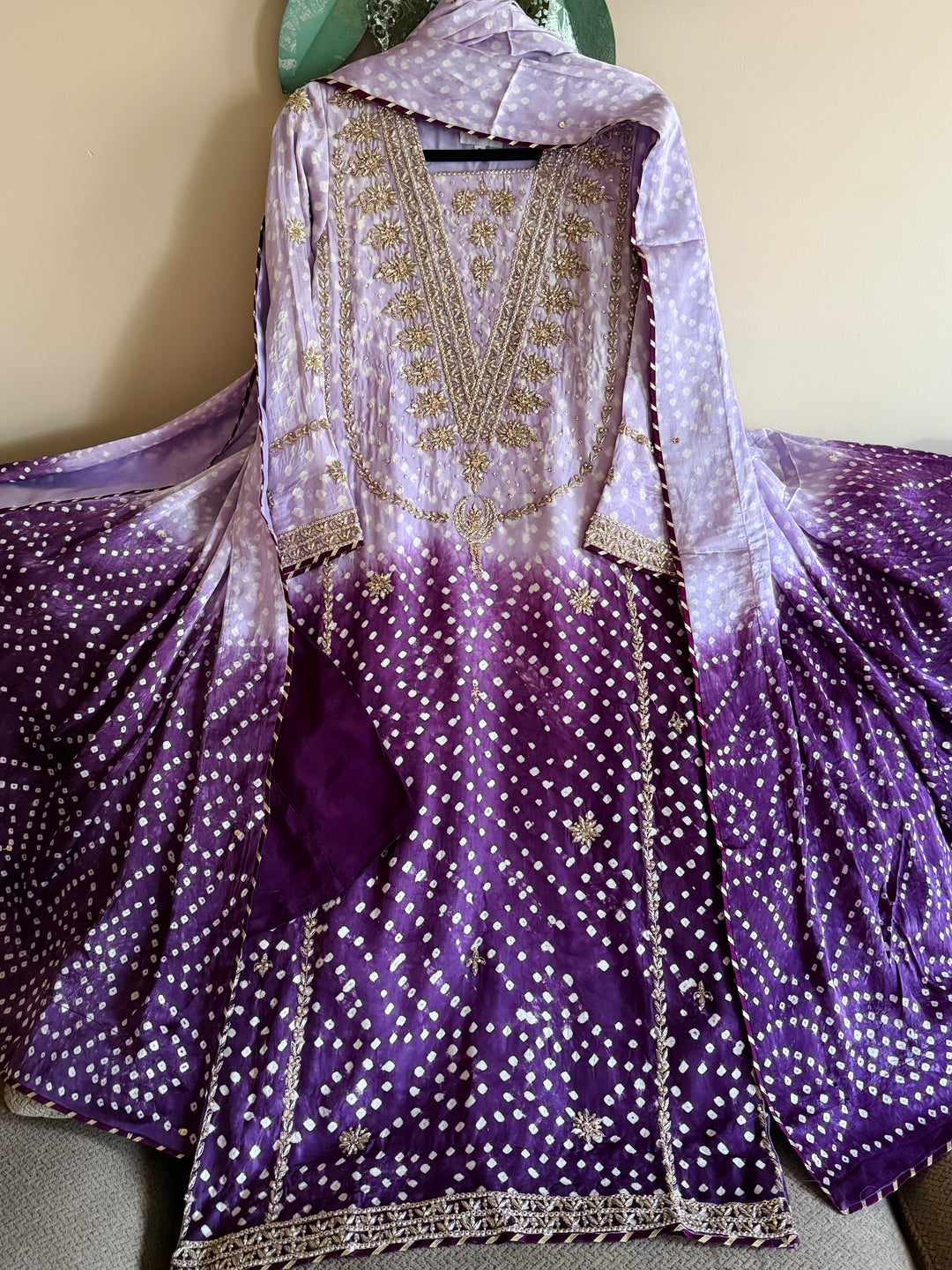 PURE SILK CHUNRI SUIT(CUSTOM SERIES) SFCH02