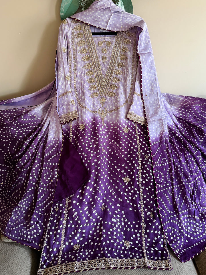 PURE SILK CHUNRI SUIT(CUSTOM SERIES) SFCH02