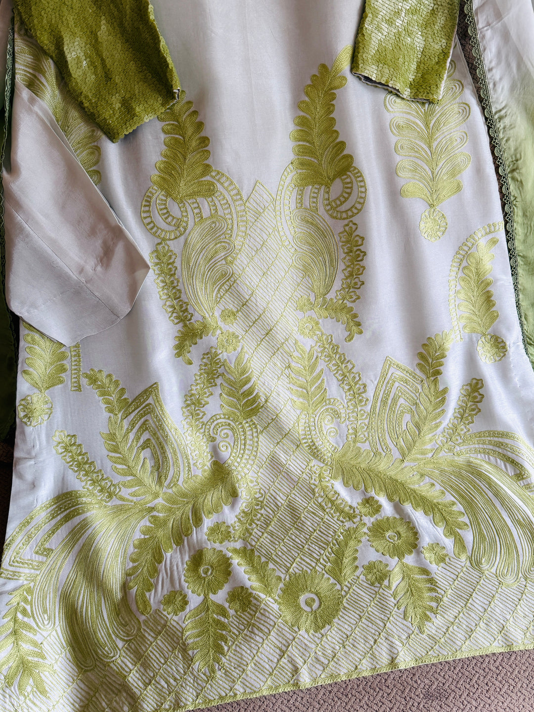 EMBROIDERED SILK KAFTAN SFKF50