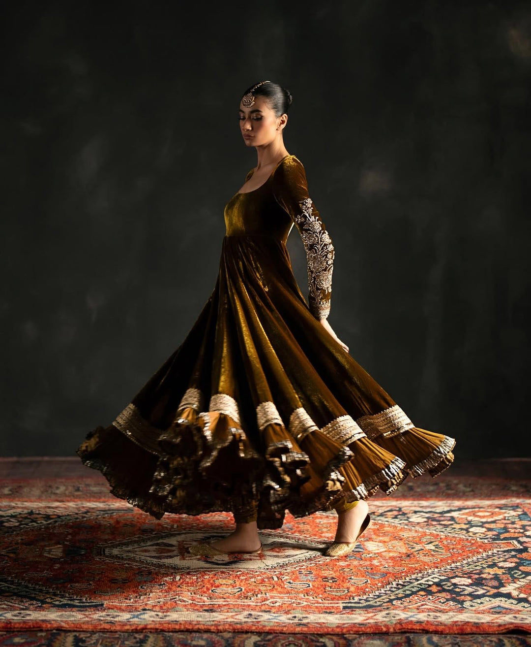 VELVET FORMAL FROCK PARTYWEAR SUIT VLSF01