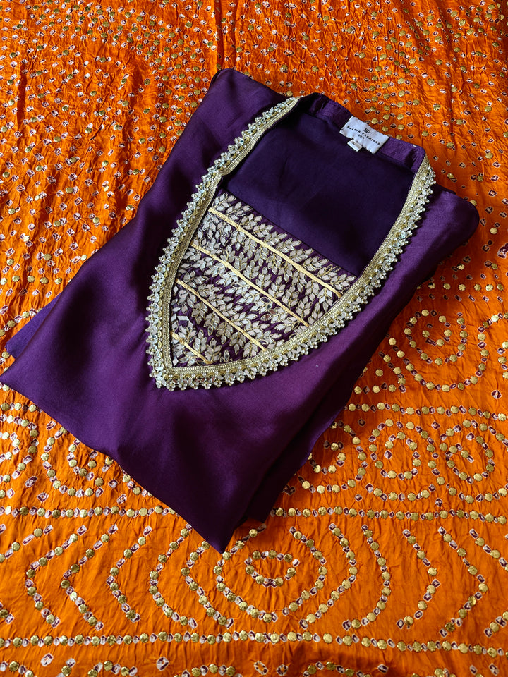 CUSTOM SERIES PURE SILK CHUNRI SUITS CHSF12