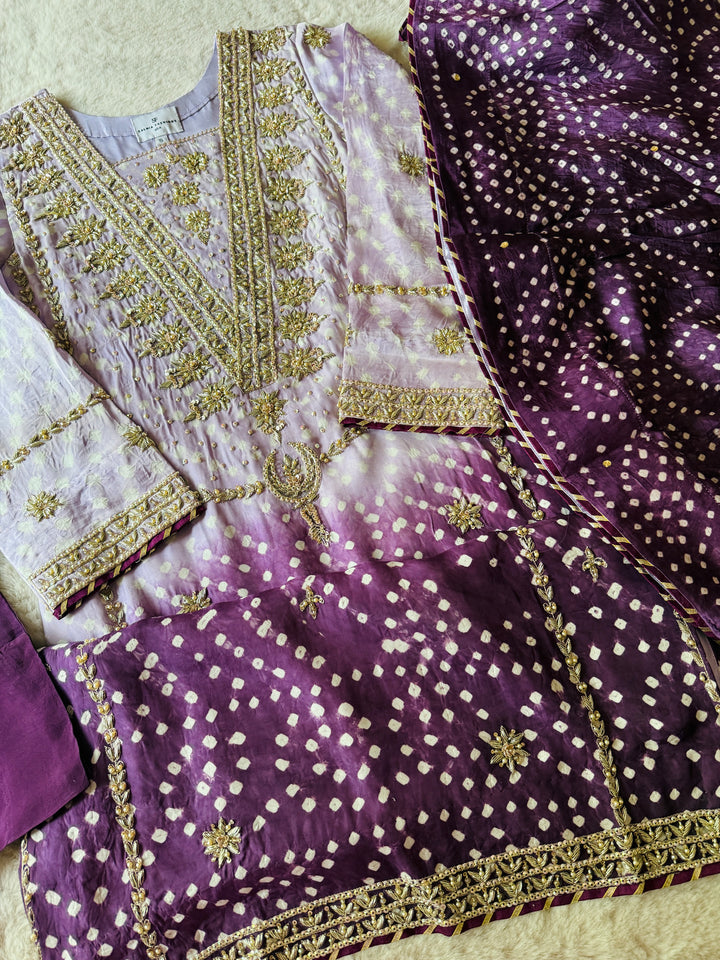 PURE SILK CHUNRI SUIT(CUSTOM SERIES) SFCH02