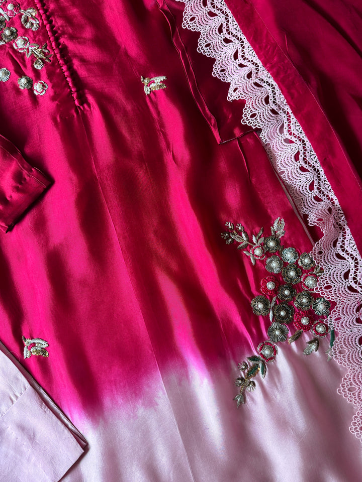 HEAVY PURE SHEESHA SILK CUSTOM PARTYWEAR MUSF22
