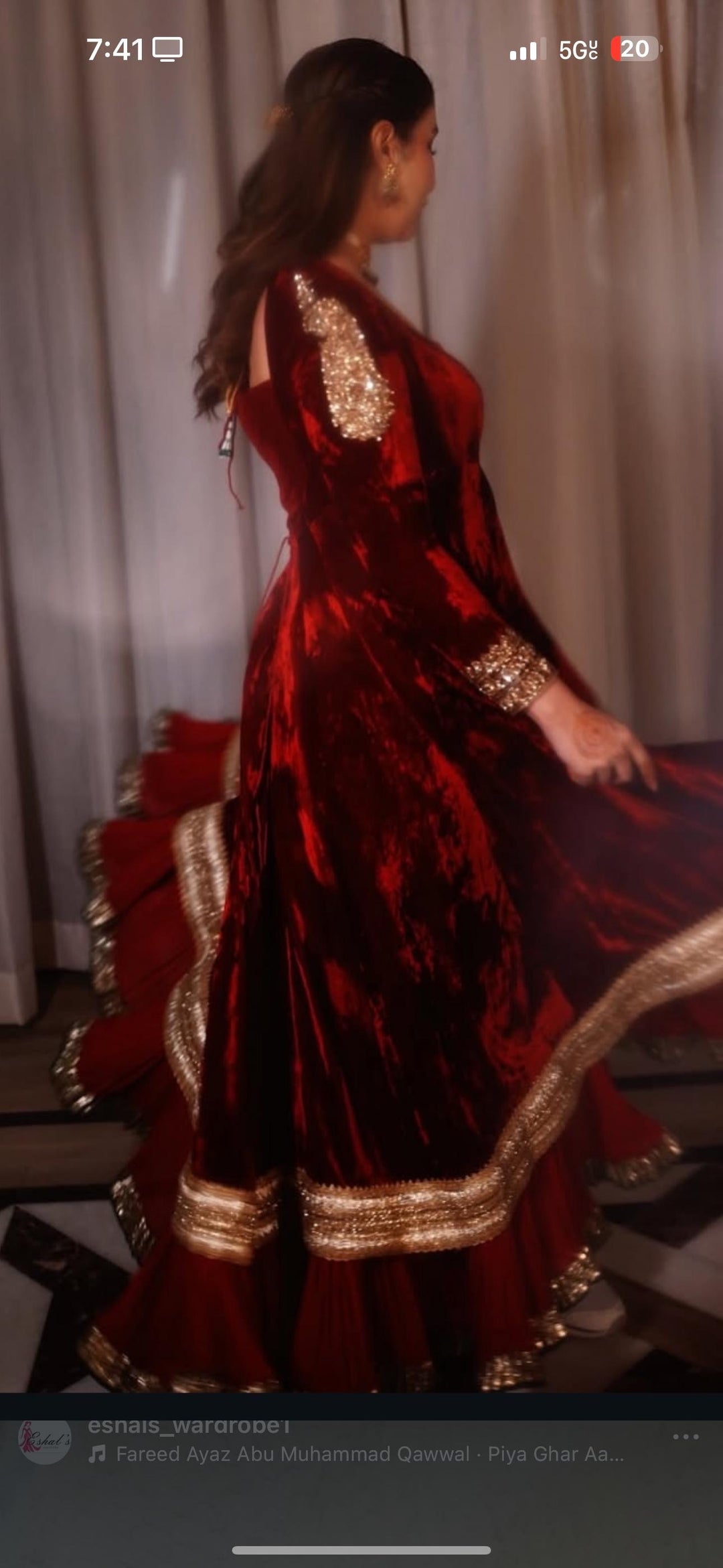 VELVET FORMAL FROCK PARTYWEAR SUIT VLSF02