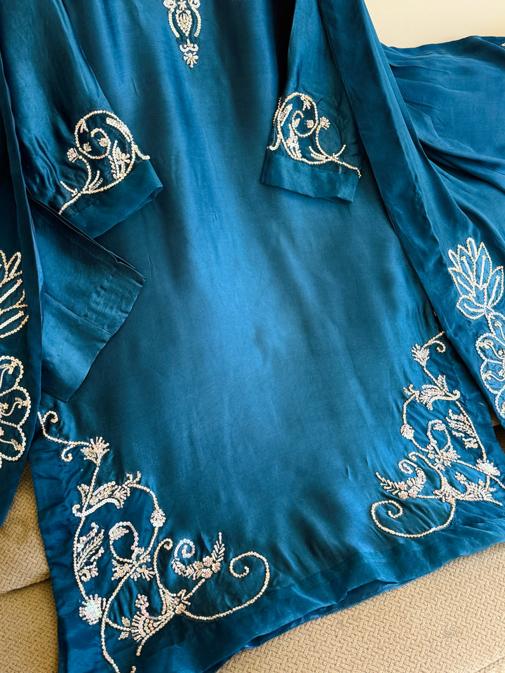 HEAVY PURE SILK CUSTOM PARTYWEAR MUSF02