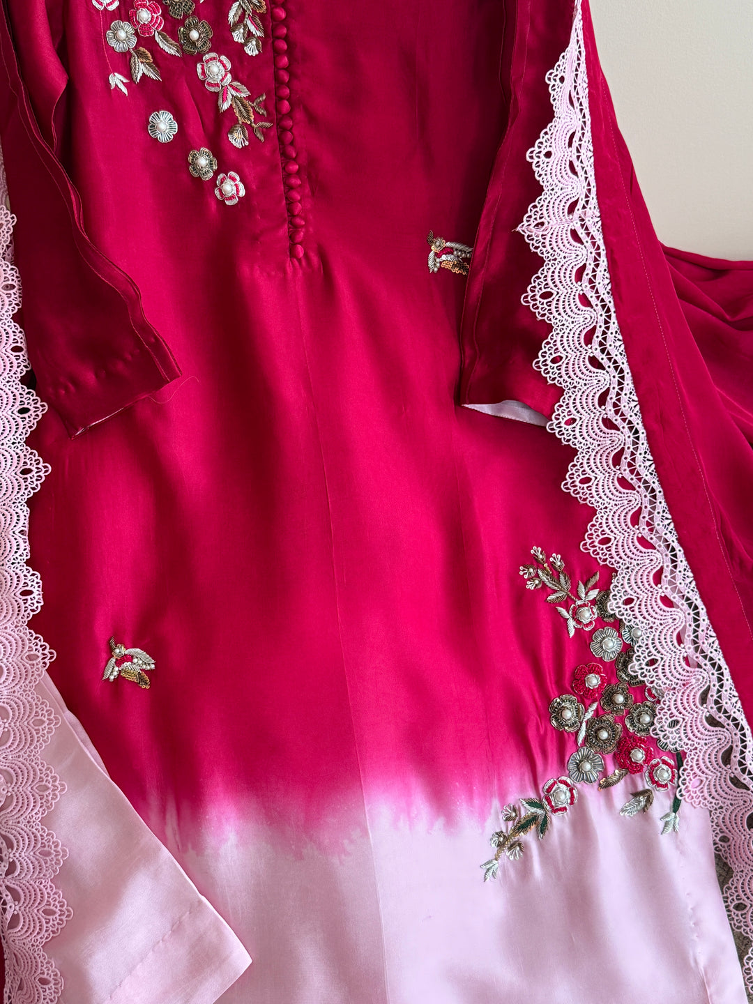 HEAVY PURE SHEESHA SILK CUSTOM PARTYWEAR MUSF22