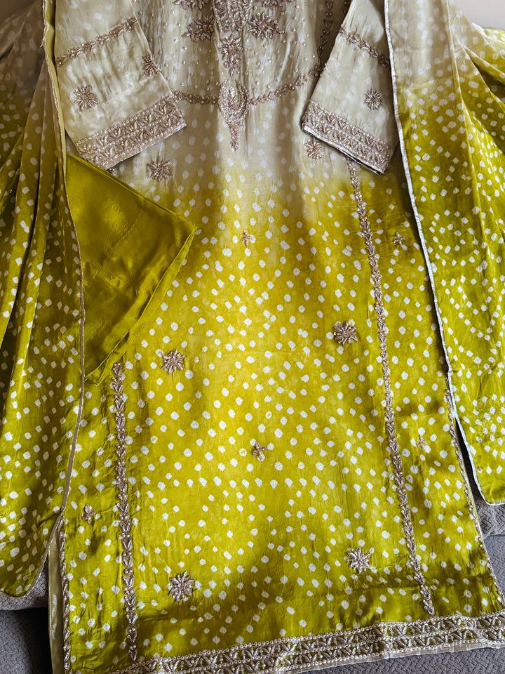 PURE SILK CHUNRI SUIT(CUSTOM SERIES) SFCH03