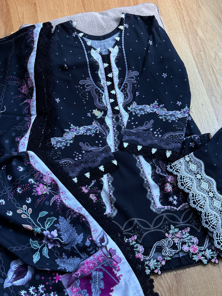 QALAMKAR WINTER COLLECTION SKYE