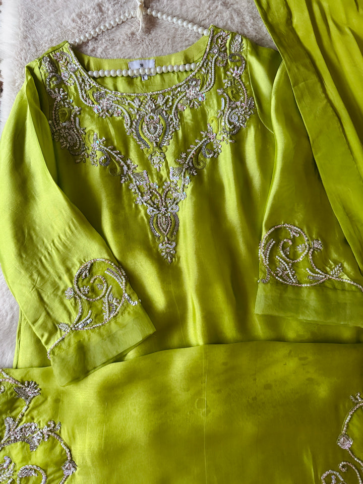 HEAVY PURE SILK CUSTOM PARTYWEAR MUSF01