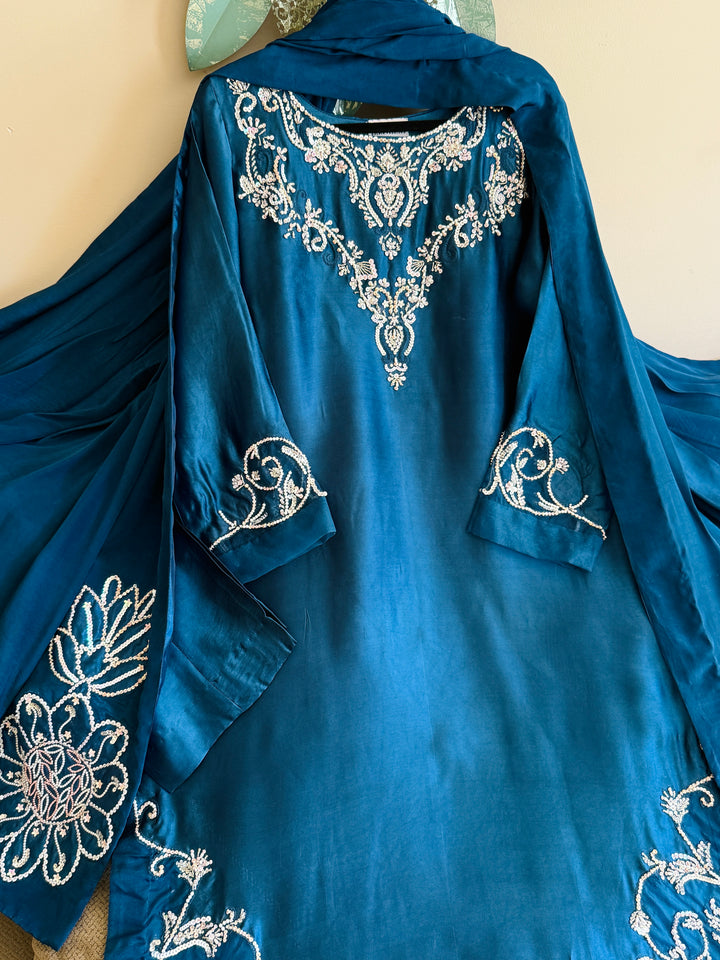 HEAVY PURE SILK CUSTOM PARTYWEAR MUSF02