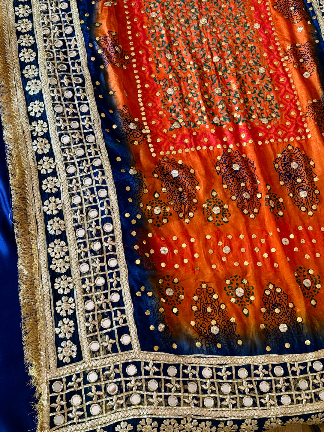 PURE SILK BLOCK PRINTED SUIT BLSF01