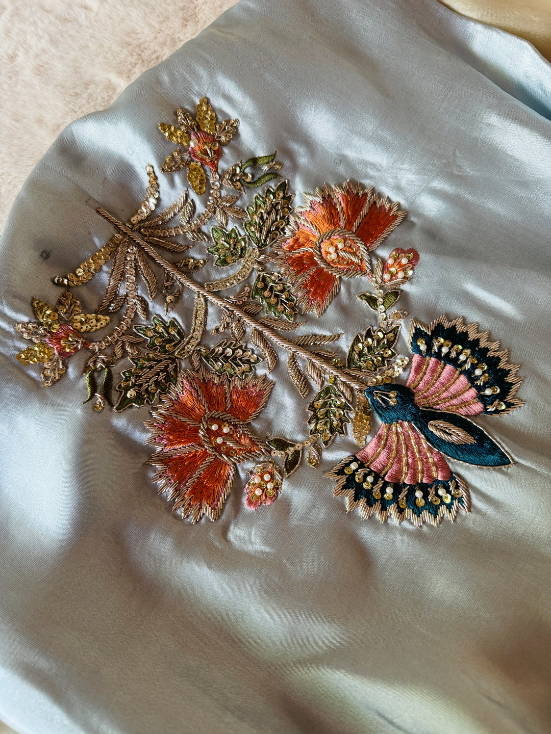 HEAVY PURE SILK CUSTOM WEDDING WEAR MUSF10