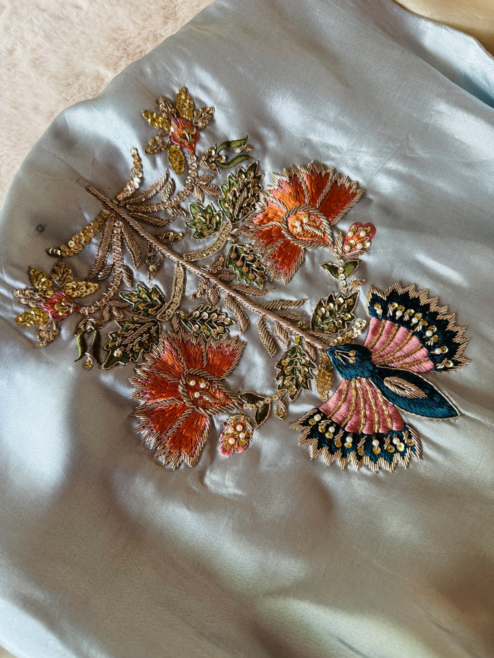 HEAVY PURE SILK CUSTOM WEDDING WEAR MUSF10
