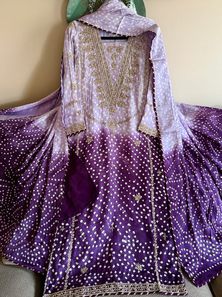 PURE SILK CHUNRI SUIT(CUSTOM SERIES) SFCH02