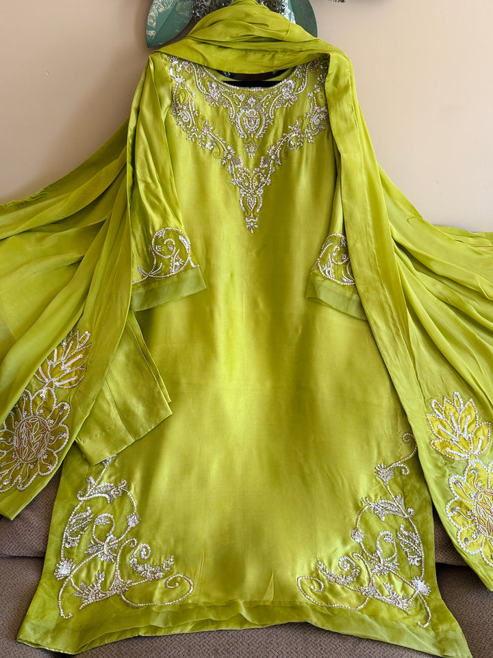 HEAVY PURE SILK CUSTOM PARTYWEAR MUSF01